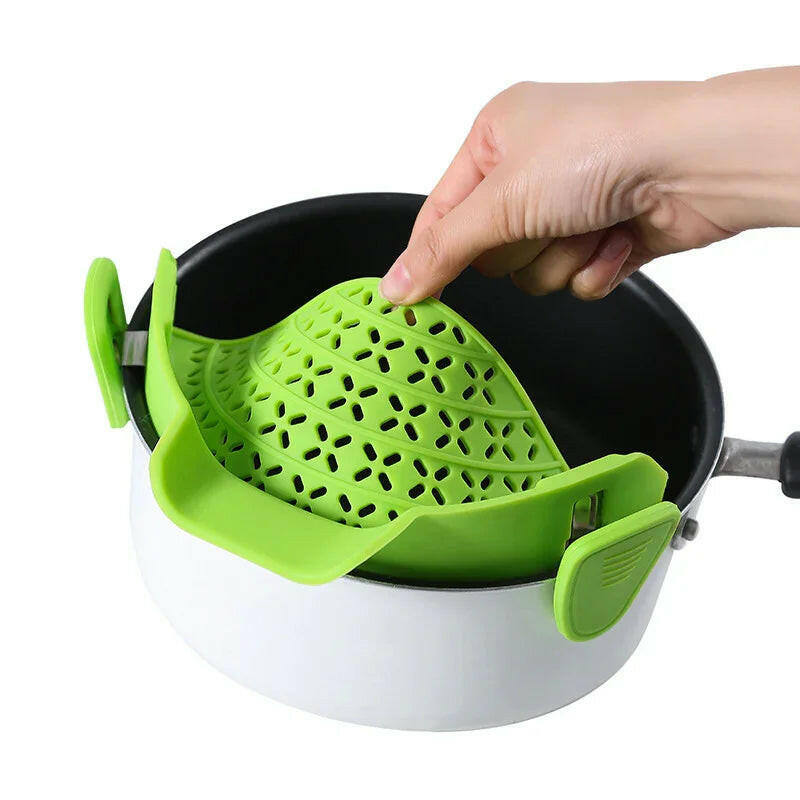 Kitchen Gadgets Silicone Pot Side Drain Stopper - Aiorax Store