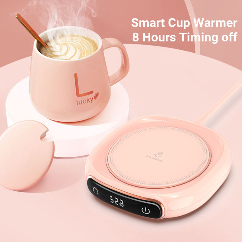 Coffee Mug Warmer Warm Coaster Smart Heating Cup Thermal Insulation Constant Temperature Coaster Heating Pad Desktop - Aiorax Store