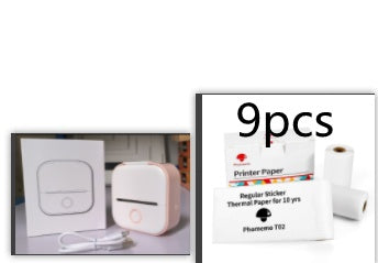 Smart Portable Thermal Label Printer - Wireless Bluetooth Mini Printer for Home Office & Study