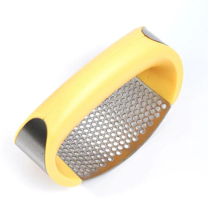 Stainless Steel Garlic Masher Garlic Press Household Manual Curve Fruit Vegetable Tools Kitchen Gadgets - Aiorax Store