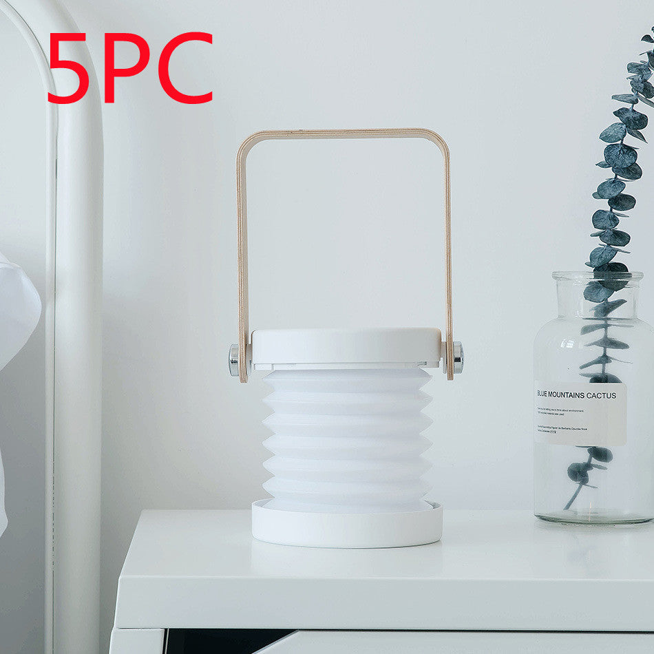 Foldable Touch Dimmable Reading LED Night Light Portable Lantern Lamp USB Rechargeable For Home Decor - Aiorax Store