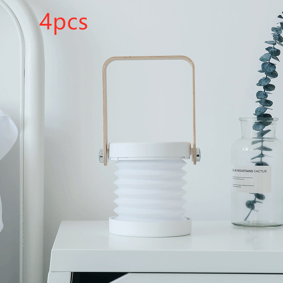Foldable Touch Dimmable Reading LED Night Light Portable Lantern Lamp USB Rechargeable For Home Decor - Aiorax Store