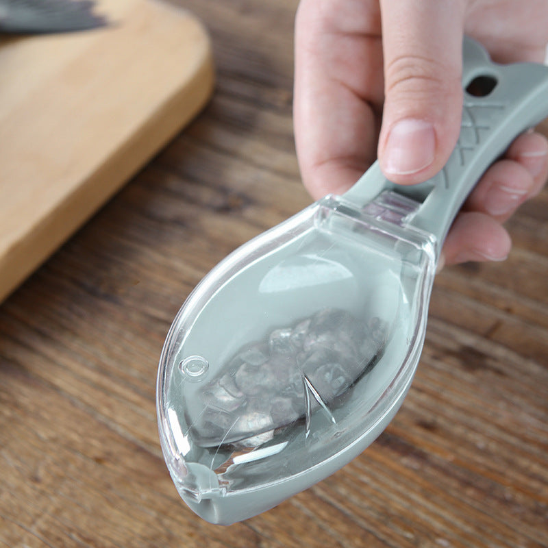 Fish Skin Brush Scraping Fish Scale Brush Grater Quick Disassembly Fish Knife Cleaning Peeling Skin Scraper Scraper Fish Scaler Kitchen Tools - Aiorax Store