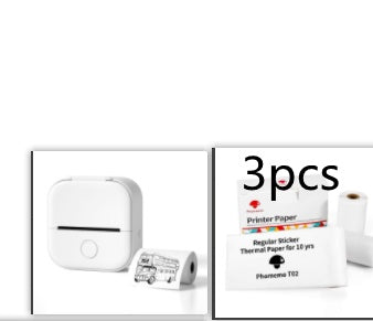 Smart Portable Thermal Label Printer - Wireless Bluetooth Mini Printer for Home Office & Study