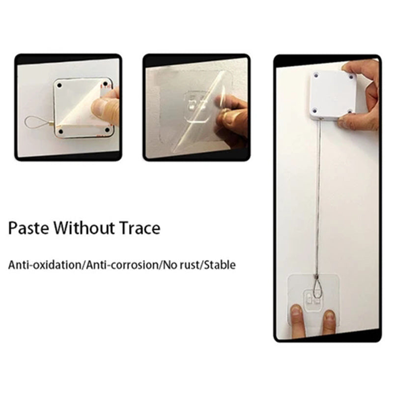 Automatic Door Closer Punch-Free Soft Close Door Closers For Sliding Door Glass Door 500g-1000g Tension Closing Device - Aiorax Store