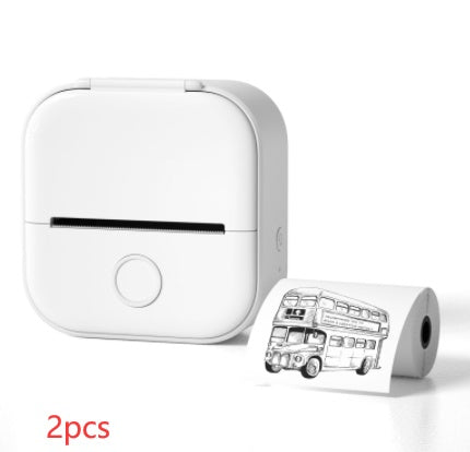 Smart Portable Thermal Label Printer - Wireless Bluetooth Mini Printer for Home Office & Study