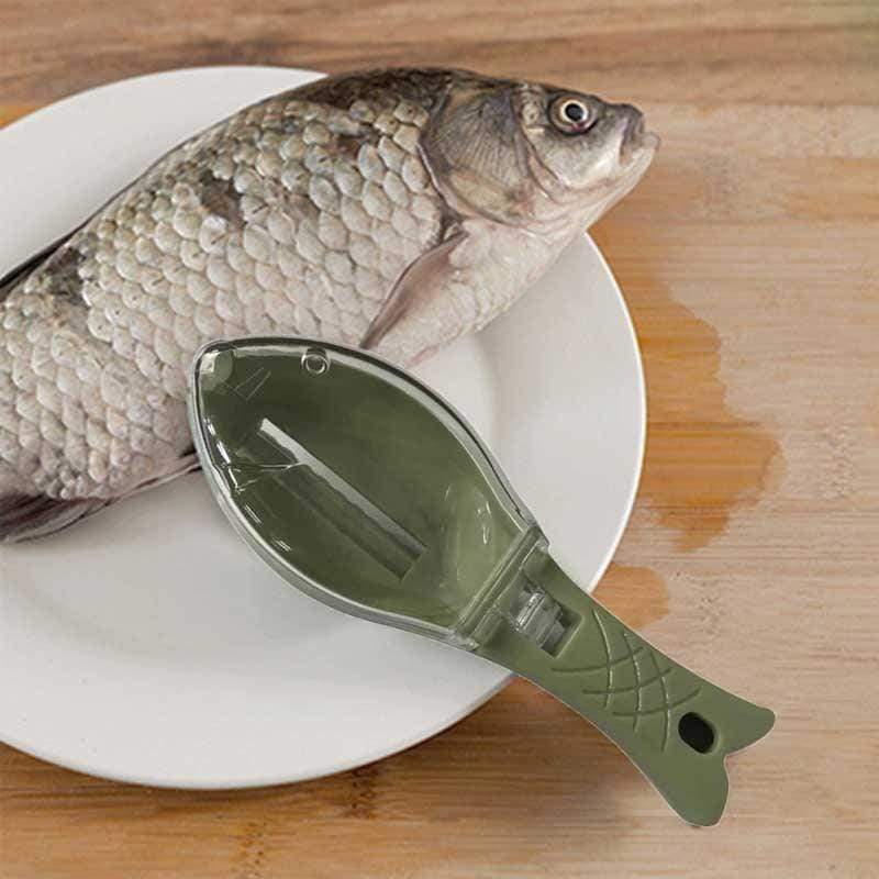 Fish Skin Brush Scraping Fish Scale Brush Grater Quick Disassembly Fish Knife Cleaning Peeling Skin Scraper Scraper Fish Scaler Kitchen Tools - Aiorax Store