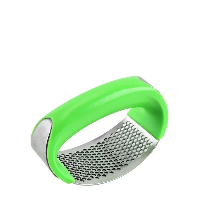 Stainless Steel Garlic Masher Garlic Press Household Manual Curve Fruit Vegetable Tools Kitchen Gadgets - Aiorax Store