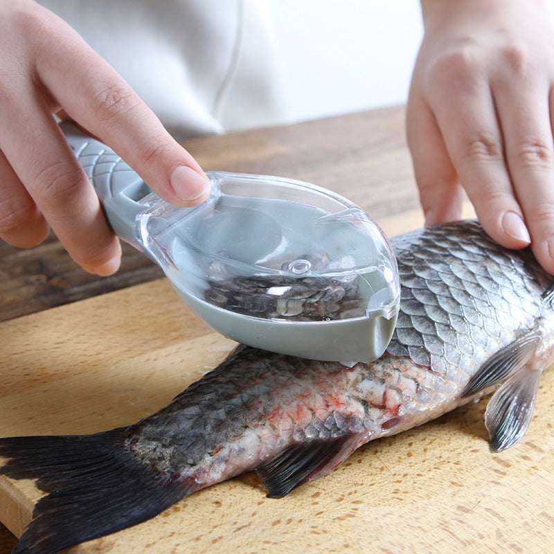 Fish Skin Brush Scraping Fish Scale Brush Grater Quick Disassembly Fish Knife Cleaning Peeling Skin Scraper Scraper Fish Scaler Kitchen Tools - Aiorax Store