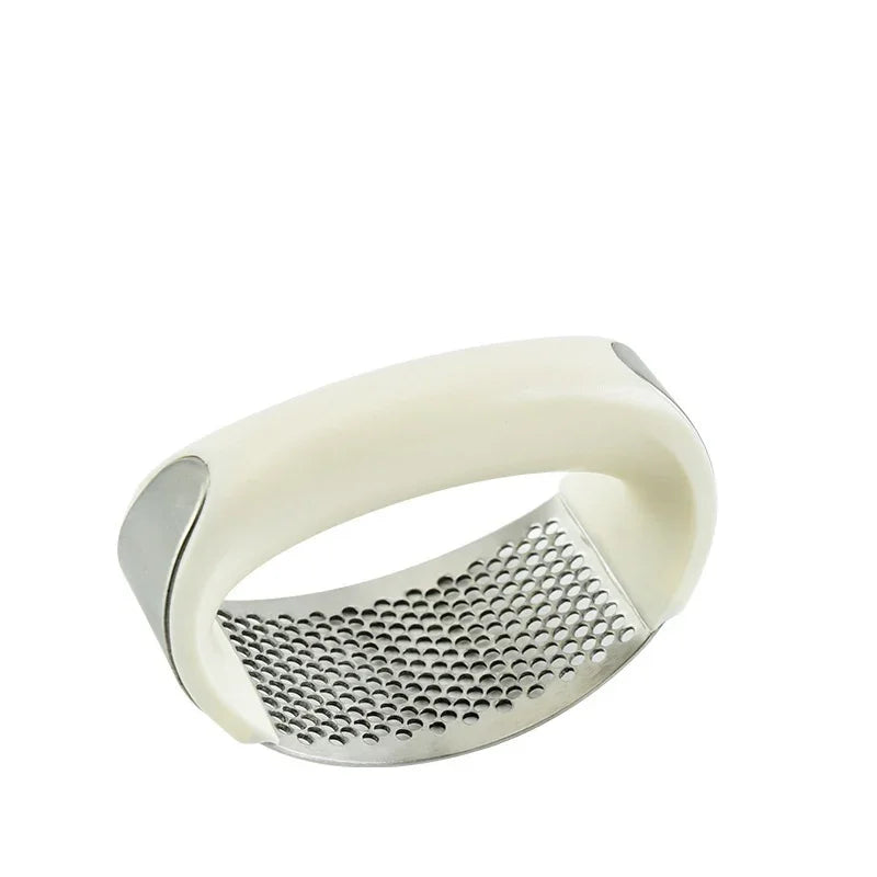 Stainless Steel Garlic Masher Garlic Press Household Manual Curve Fruit Vegetable Tools Kitchen Gadgets - Aiorax Store