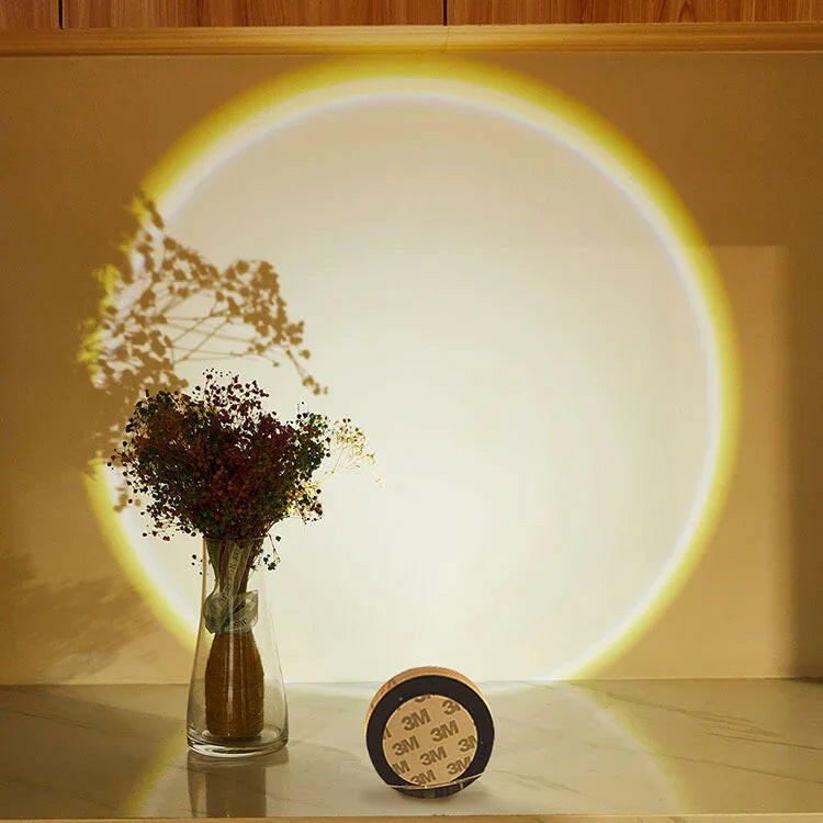 Led Lights Wireless Closet Kitchen Lights Under Furniture Battery Powered Sunset Nightlight Wall Lamp Bedroom Decoration Cabinet - Aiorax Store
