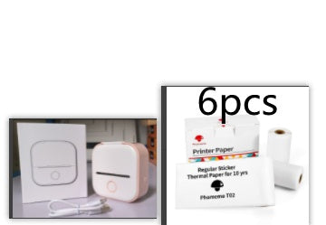 Smart Portable Thermal Label Printer - Wireless Bluetooth Mini Printer for Home Office & Study