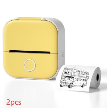 Smart Portable Thermal Label Printer - Wireless Bluetooth Mini Printer for Home Office & Study