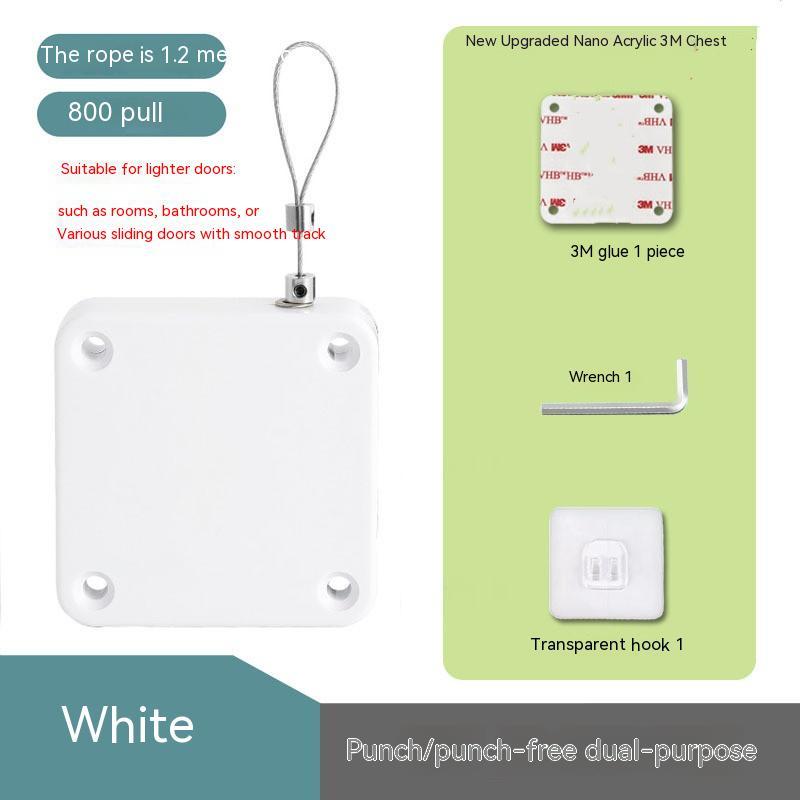 Automatic Door Closer Punch-Free Soft Close Door Closers For Sliding Door Glass Door 500g-1000g Tension Closing Device - Aiorax Store