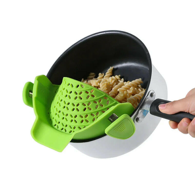 Kitchen Gadgets Silicone Pot Side Drain Stopper - Aiorax Store