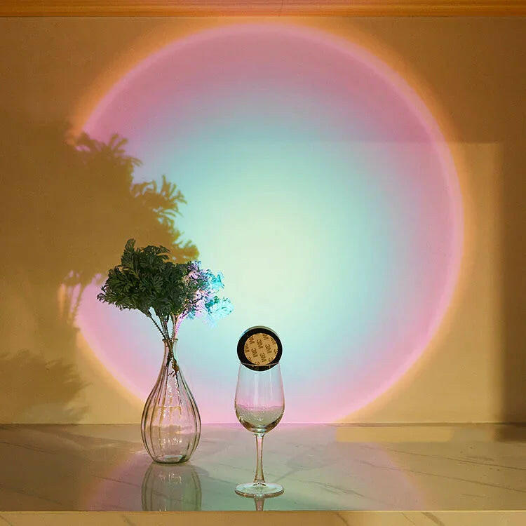 Led Lights Wireless Closet Kitchen Lights Under Furniture Battery Powered Sunset Nightlight Wall Lamp Bedroom Decoration Cabinet - Aiorax Store