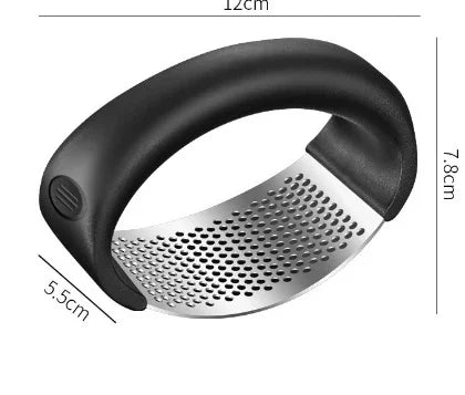 Stainless Steel Garlic Masher Garlic Press Household Manual Curve Fruit Vegetable Tools Kitchen Gadgets - Aiorax Store