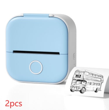 Smart Portable Thermal Label Printer - Wireless Bluetooth Mini Printer for Home Office & Study
