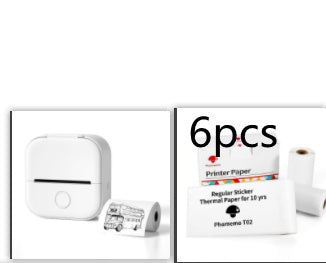 Smart Portable Thermal Label Printer - Wireless Bluetooth Mini Printer for Home Office & Study