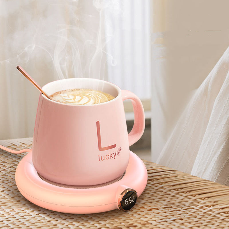 Coffee Mug Warmer Warm Coaster Smart Heating Cup Thermal Insulation Constant Temperature Coaster Heating Pad Desktop - Aiorax Store