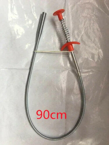 60CM Sewer Dredger Spring Pipe Dredging Tool Household Hair Cleaner Drain Clog Remover Cleaning Tools Household For Kitchen Sink Kitchen Gadgets - Aiorax Store