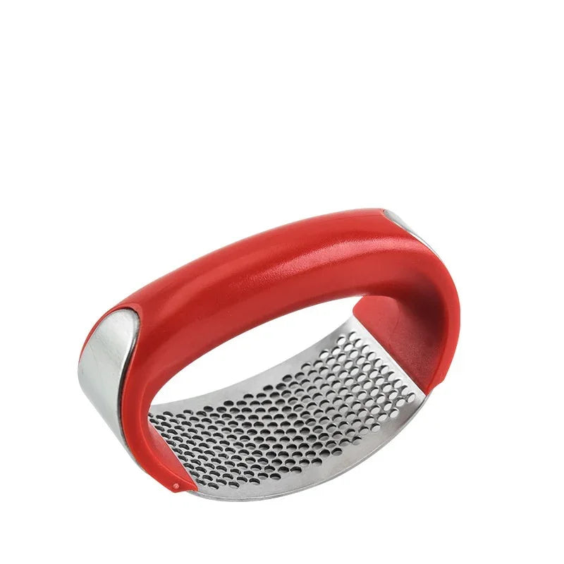 Stainless Steel Garlic Masher Garlic Press Household Manual Curve Fruit Vegetable Tools Kitchen Gadgets - Aiorax Store