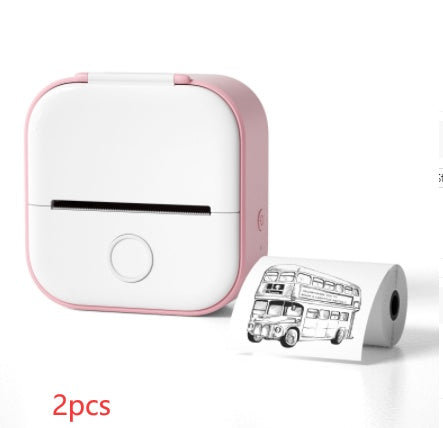 Smart Portable Thermal Label Printer - Wireless Bluetooth Mini Printer for Home Office & Study