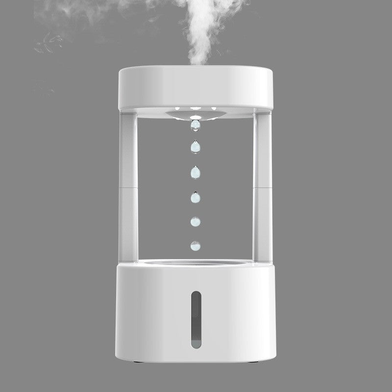 Creative Anti-gravity Water Drop Humidifier Air Conditioning Mist Spray Household Quiet Bedroom Office With 580ML Water Tank - Aiorax Store