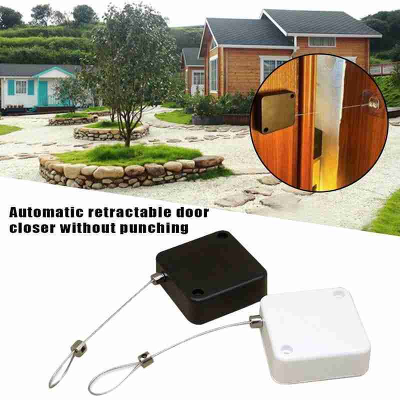 Automatic Door Closer Punch-Free Soft Close Door Closers For Sliding Door Glass Door 500g-1000g Tension Closing Device - Aiorax Store